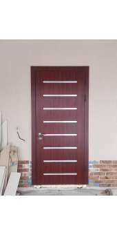 НАШІ РОБОТИ Вхідні двері металеві в квартиру з МДФ накладками